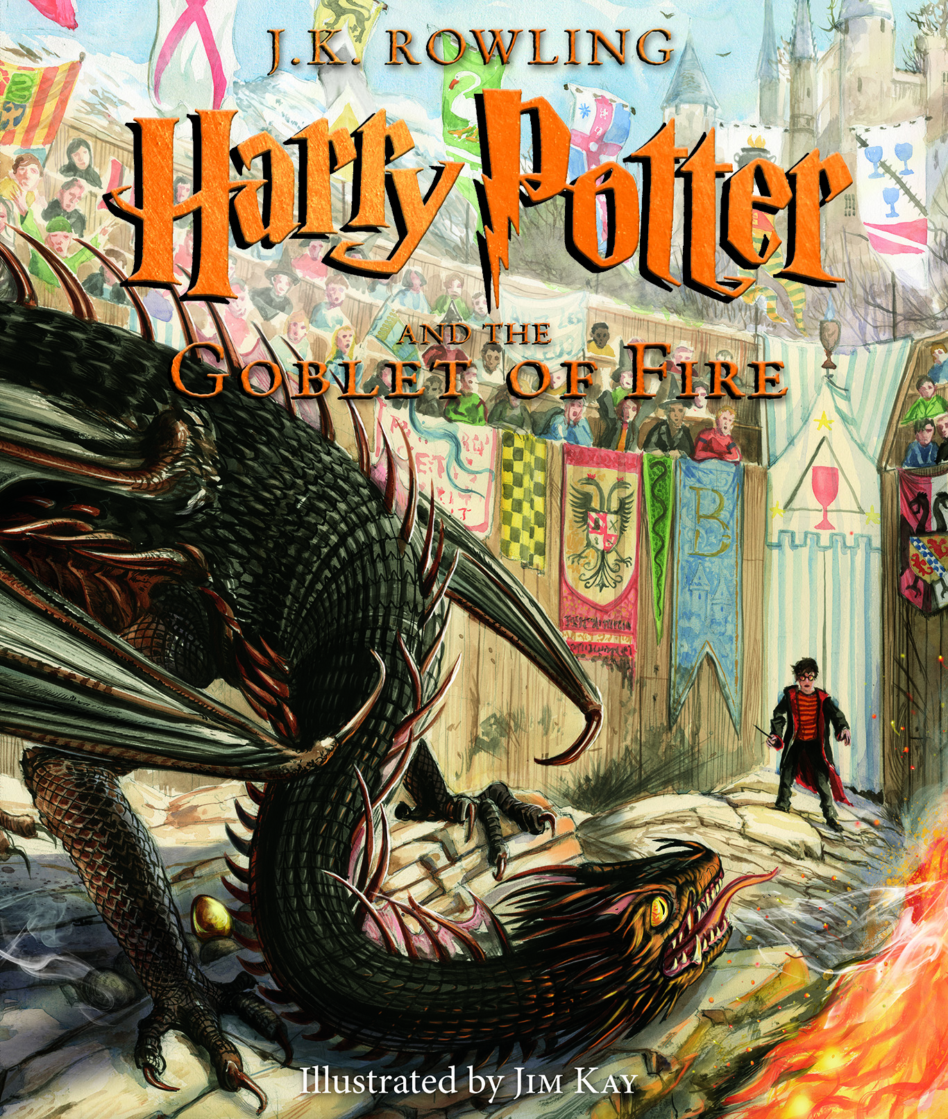 harry potter and the goblet of fire book cover art